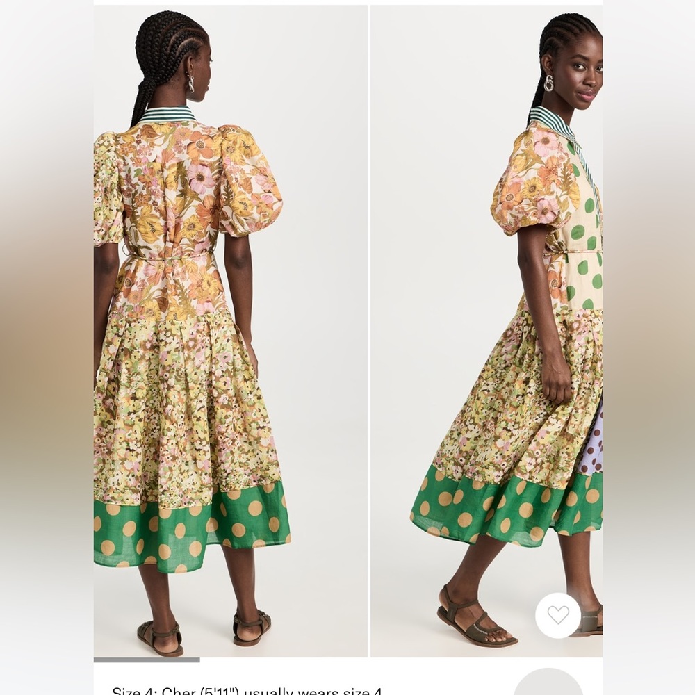 ALÉMAIS Finn Shirtdress, UK 12/ US 8, worn one time. - Picture 2 of 6
